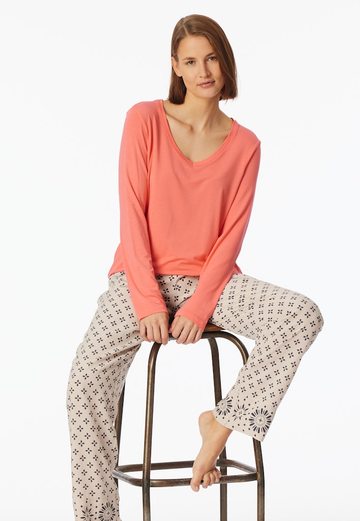 Schiesser Oberteil Pfirsich