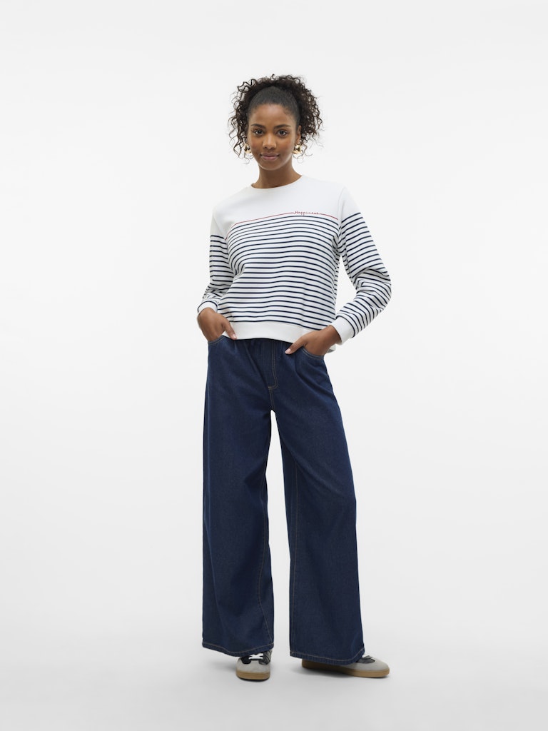 Vero Moda Damen Sweatshirts Cloud Dancer/Ha