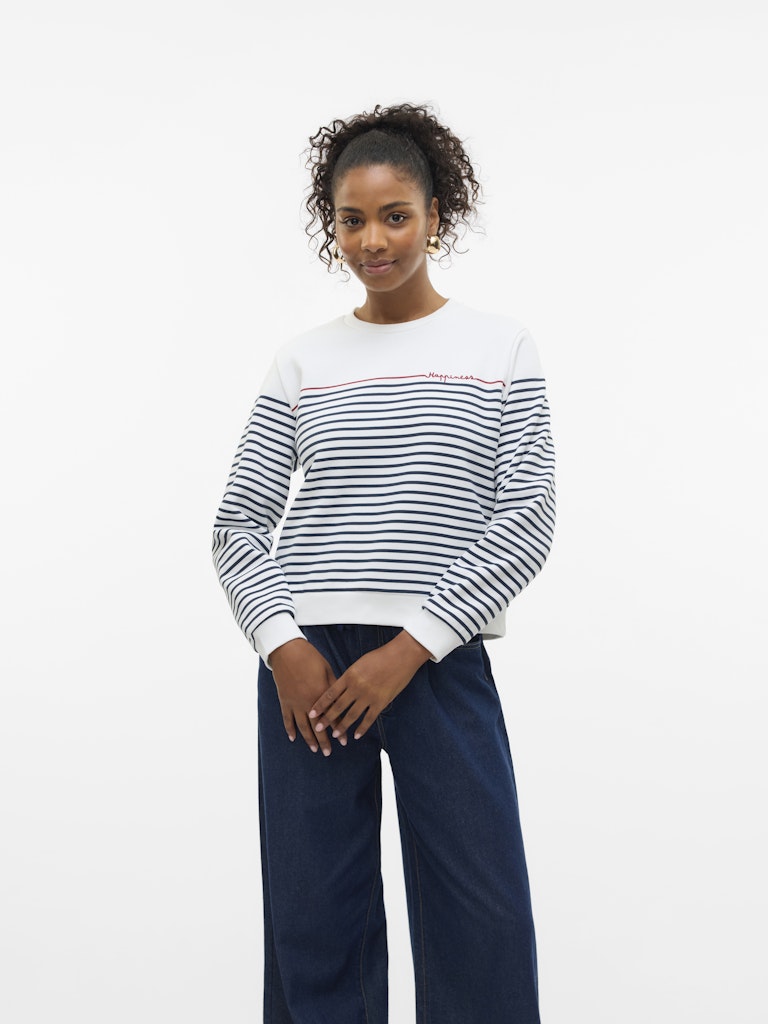 Vero Moda Damen Sweatshirts Cloud Dancer/Ha