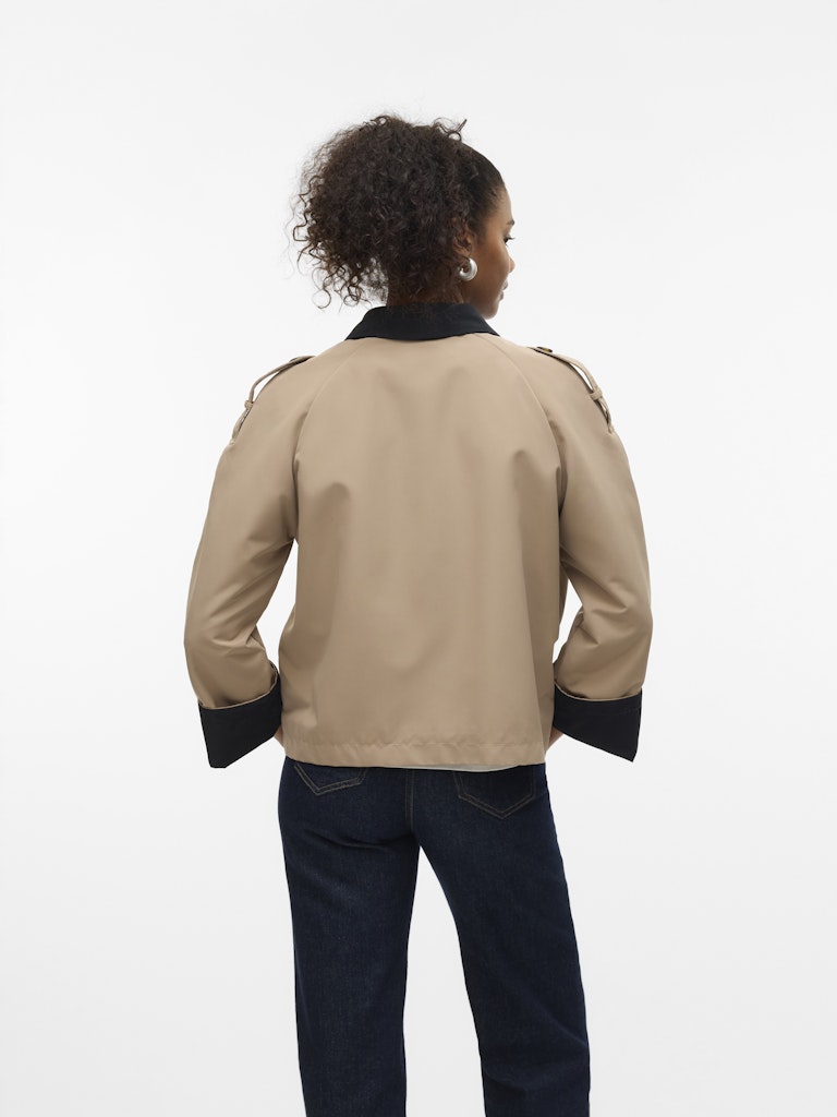 Vero Moda Damen Jacken Silver Mink/Bla