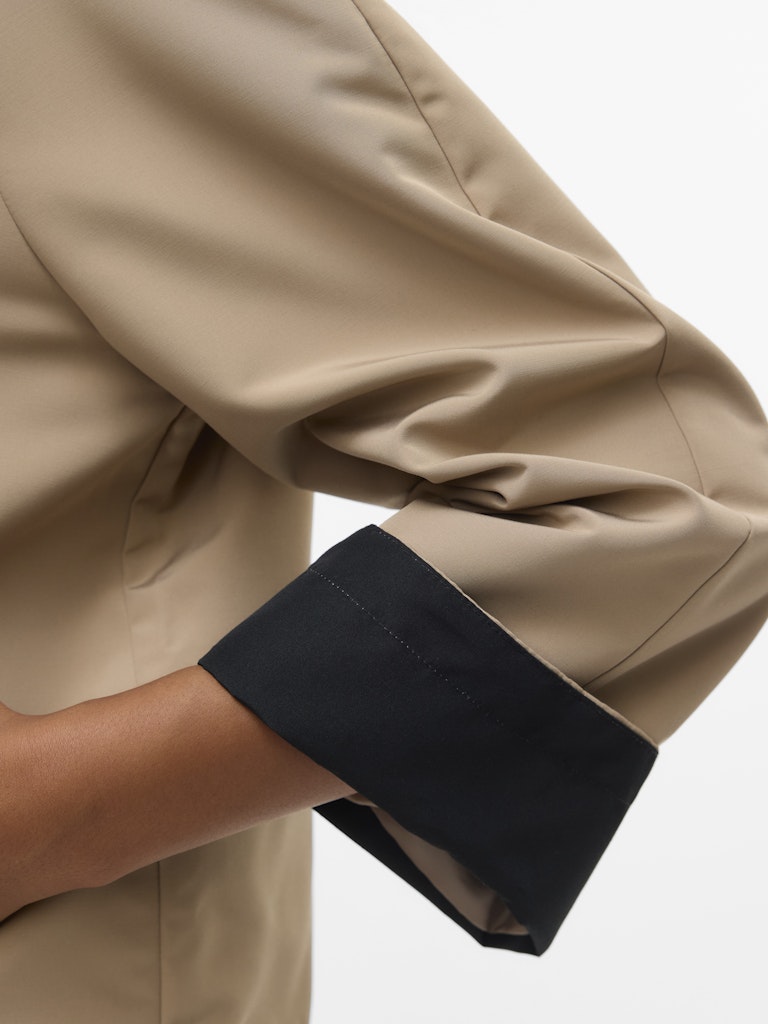 Vero Moda Damen Jacken Silver Mink/Bla