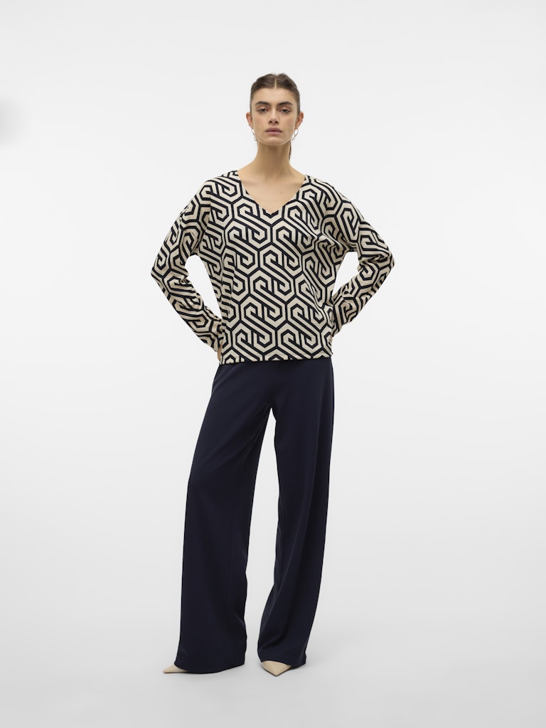 Vero Moda Damen T-Shirts Birch/Grap