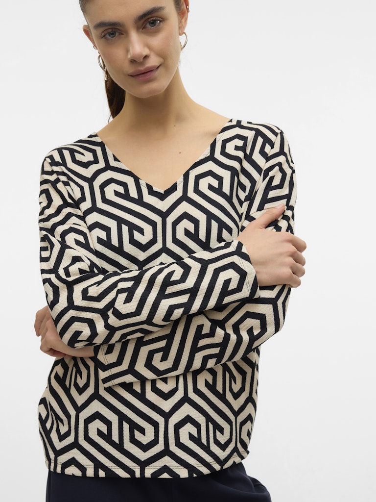 Vero Moda Damen T-Shirts Birch/Grap