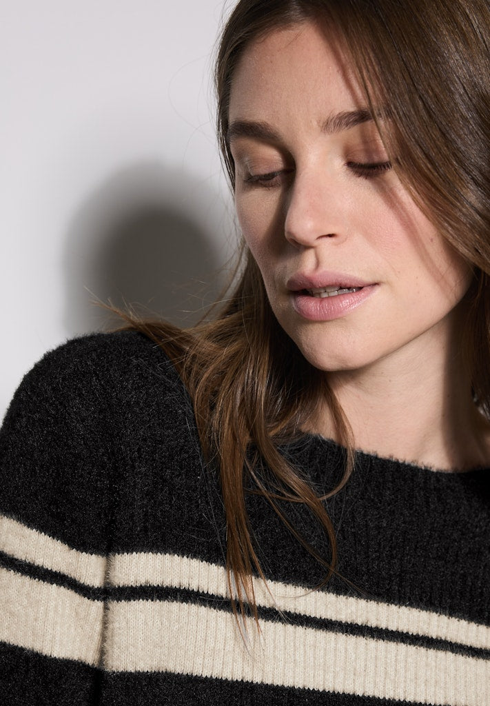 Cecil Damen Pullover Black