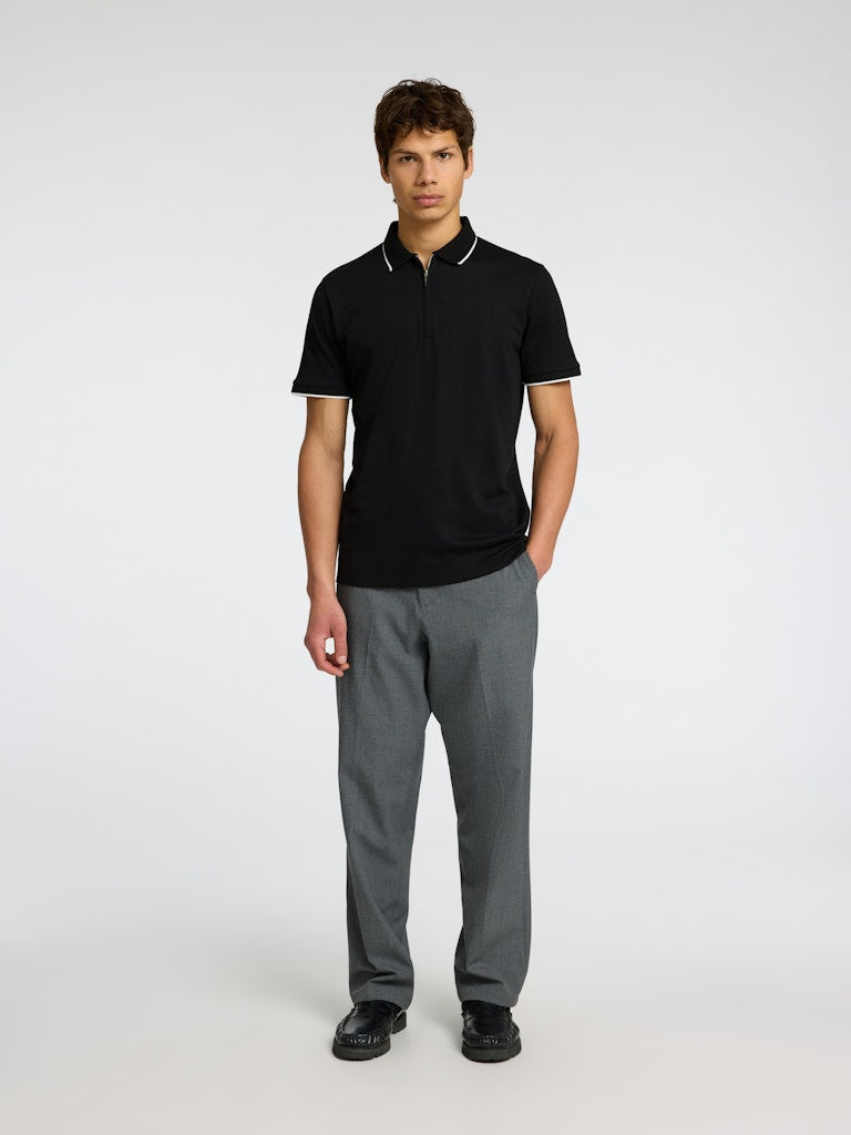 Selected homme Herren Polo-Shirts  Black