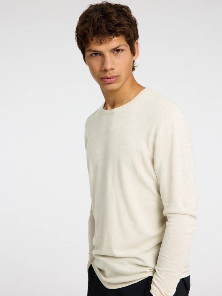 Selected homme Herren Pullover  Oatme