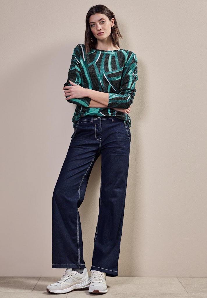 Cecil Damen T-Shirts  Black Mel