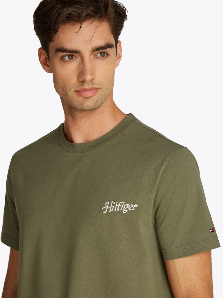 Tommy Hilfiger Herren T-Shirts kurz Pli Green