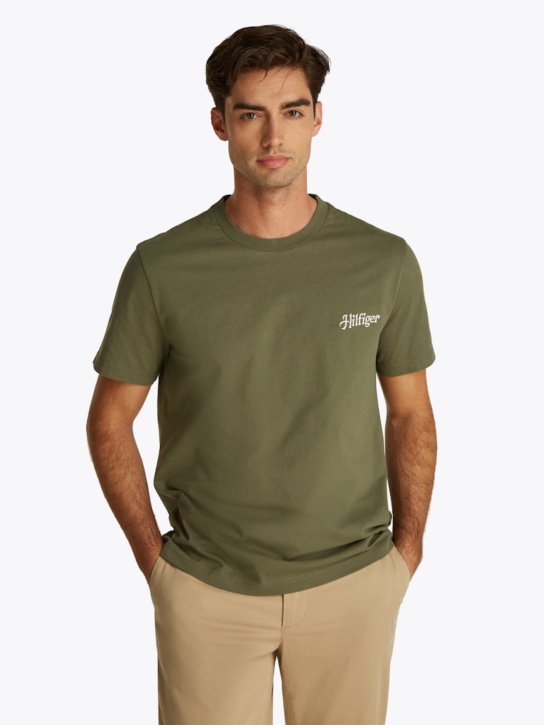 Tommy Hilfiger Herren T-Shirts kurz Pli Green