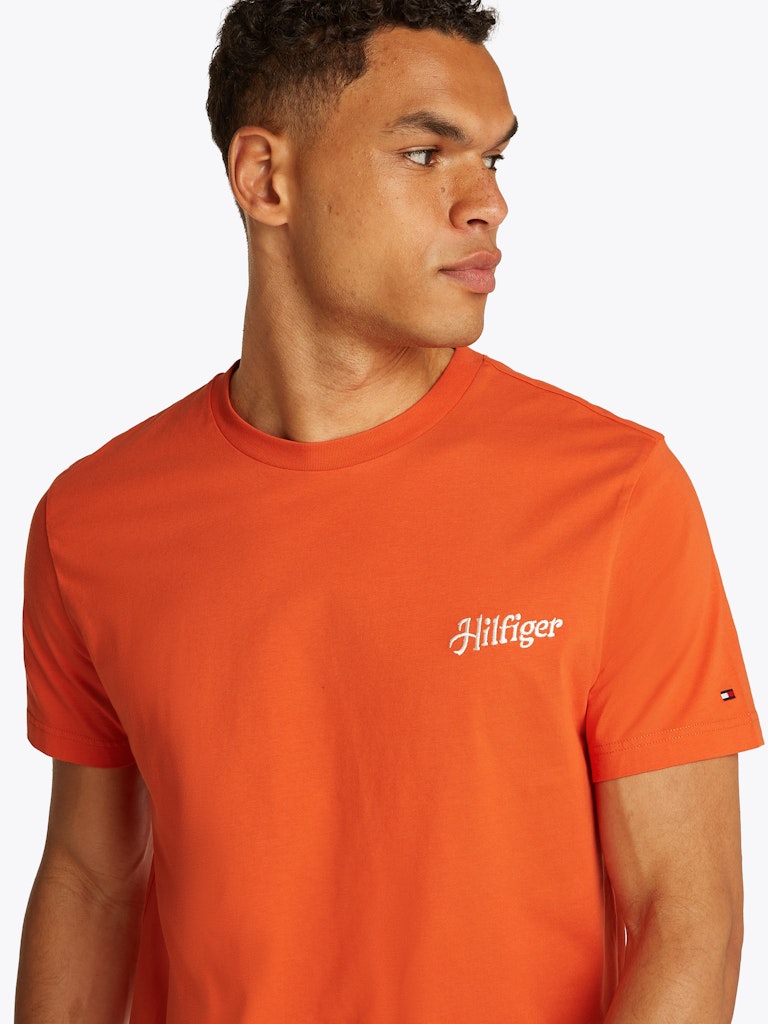 Tommy Hilfiger Herren T-Shirts kurz Scx Orange