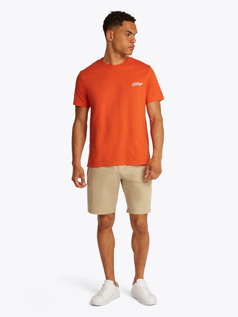 Tommy Hilfiger Herren T-Shirts kurz Scx Orange