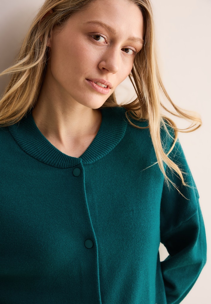 Cecil Damen Strickjacken  Petrol Gr