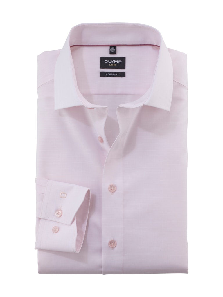 Olymp Herren Hemden lang  Hellrose