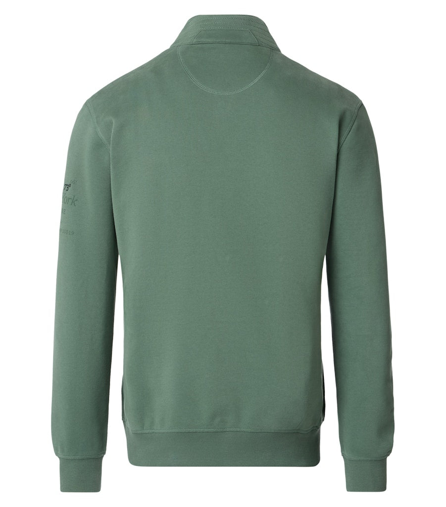 Casa Moda Herren Sweatjacken  Gruen