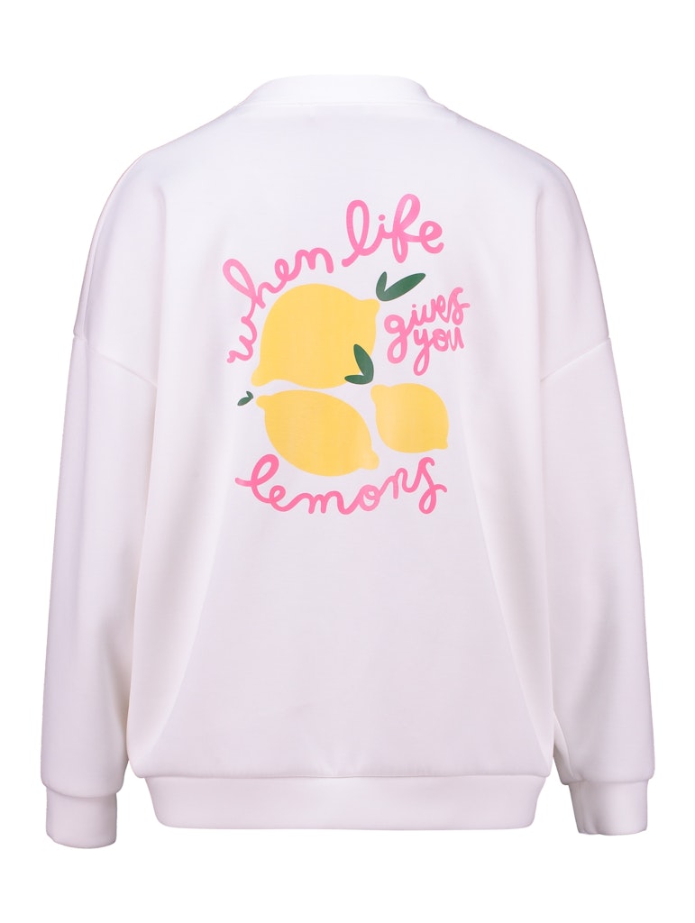 Haily's Damen Sweatshirts White/Lemon