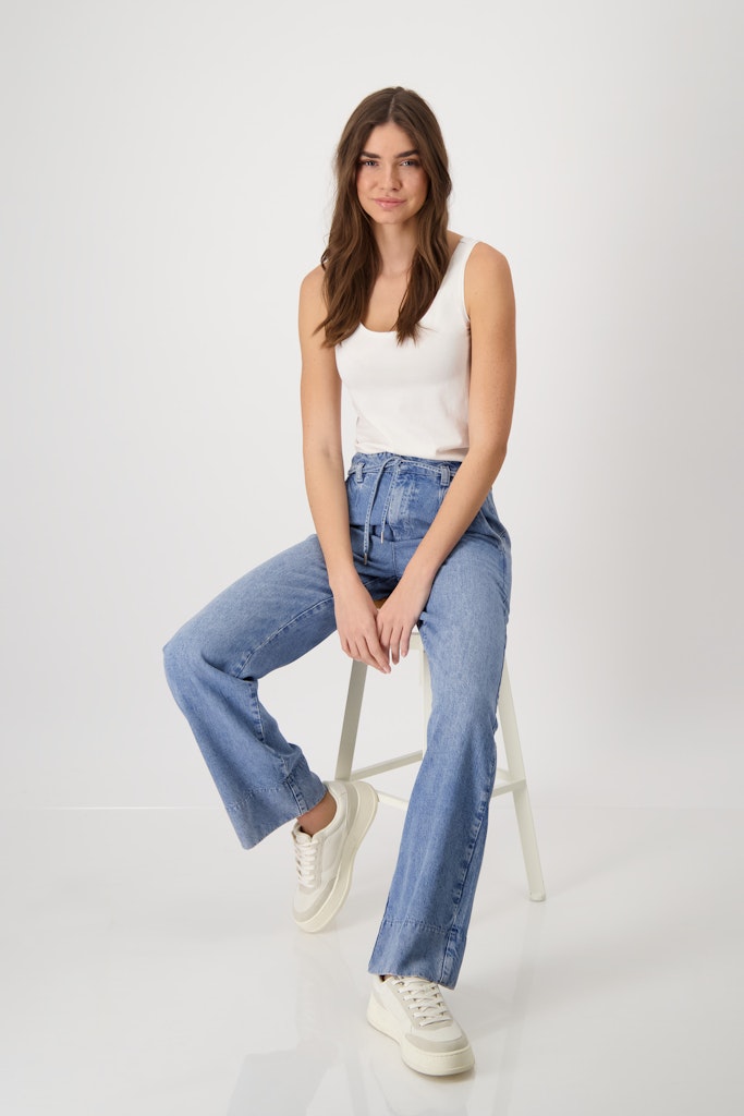 Monari Damen Tops  Creamy Beig