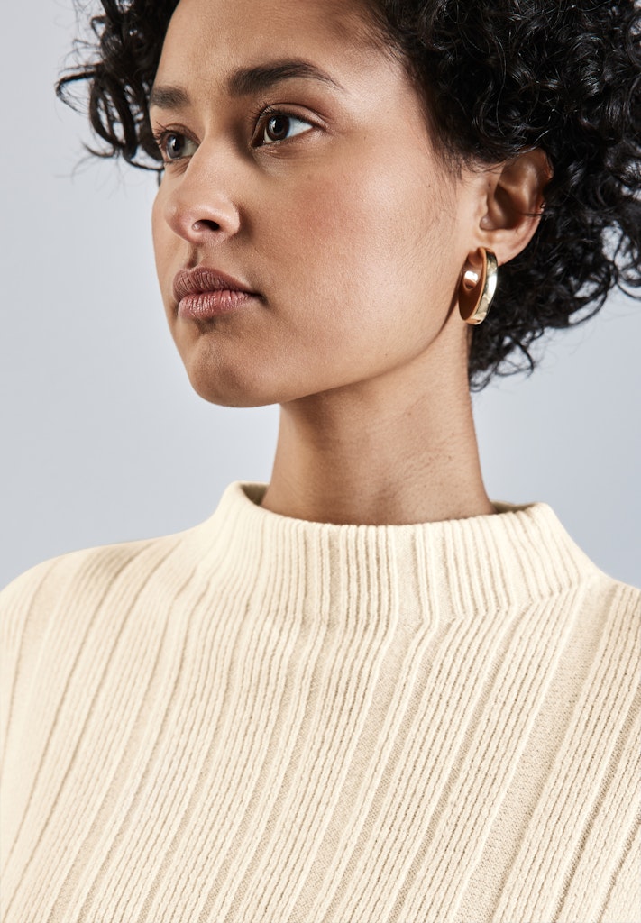 Street One Damen Pullover  Soft Beig