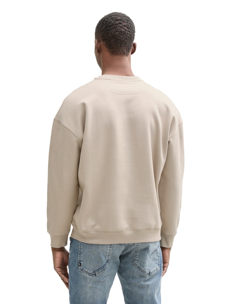 Tom Tailor denim Herren Sweatshirts Light Dove Grey