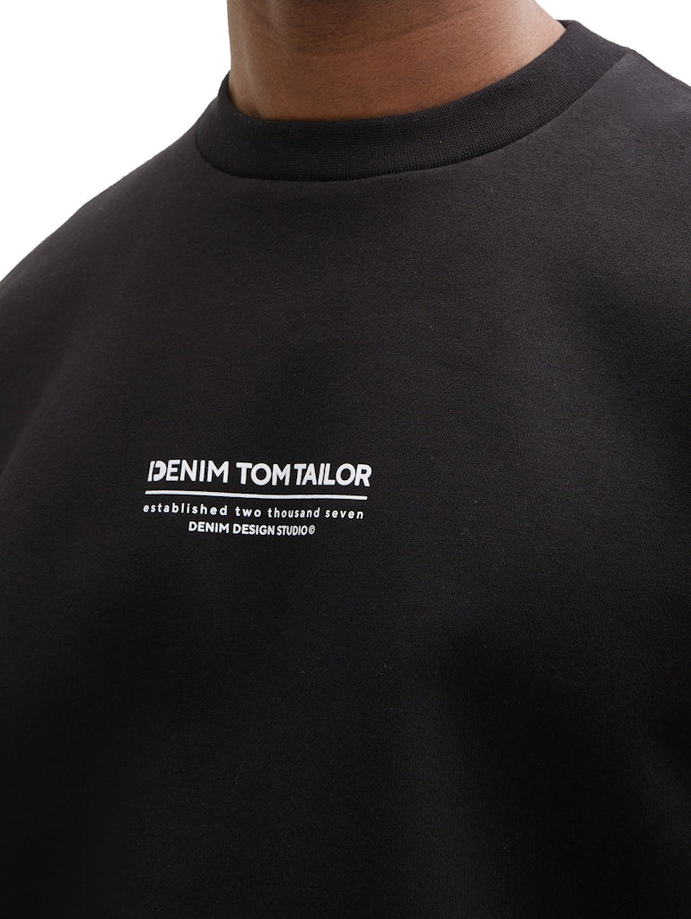 Tom Tailor denim Herren Sweatshirts Black