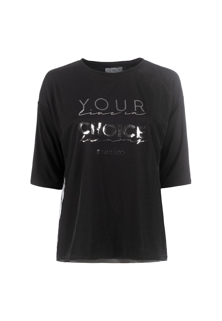 Soquesto Damen T-Shirts Schwarz