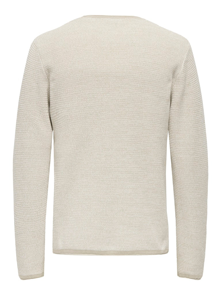 Only & Sons Herren Sweatshirts Silver Lining/W