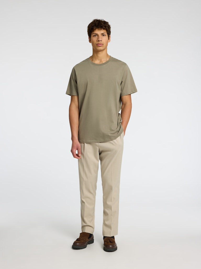 Selected homme Herren T-Shirts kurz  Vetiver