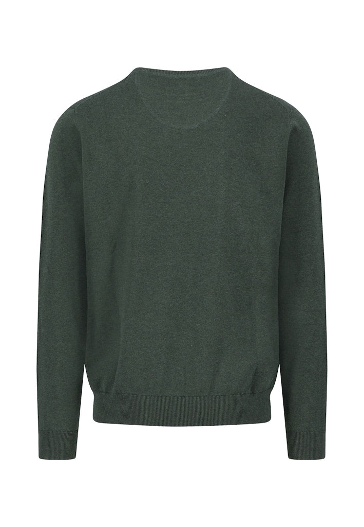 Fynch-Hatton Herren Pullover Dark Ivy