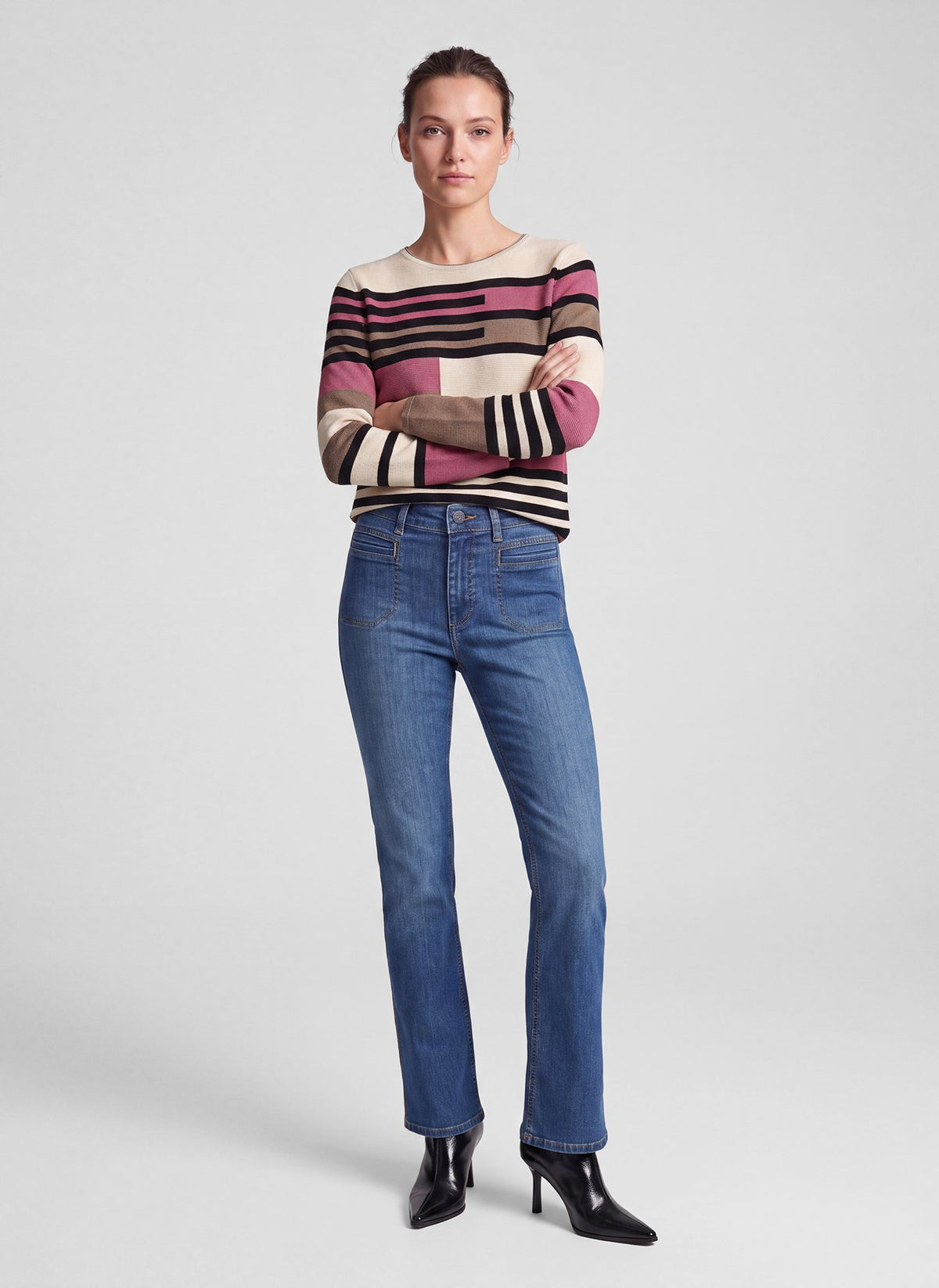 Rabe Damen Pullover Malve