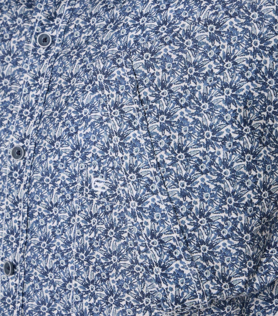 Casa Moda Herren Hemden kurz  Blau