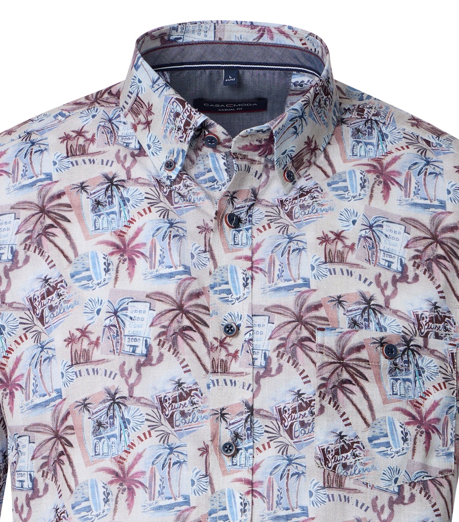 Casa Moda Herren Hemden  Rot