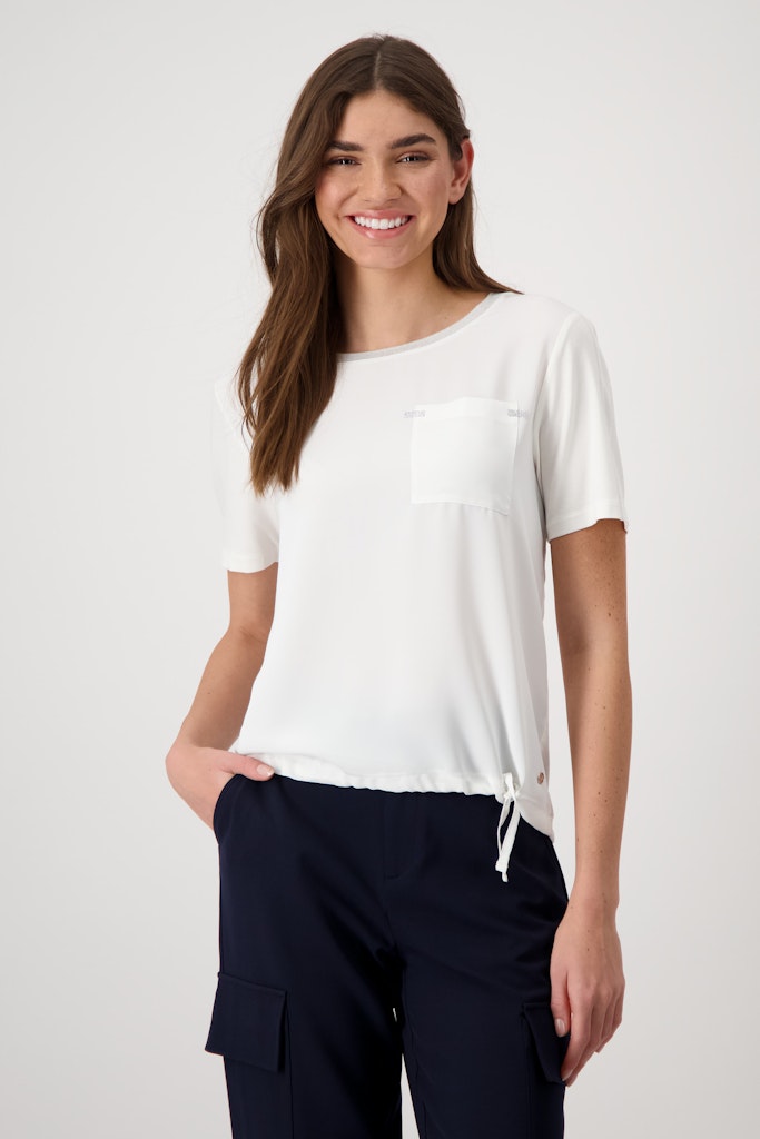 Monari Damen T-Shirts  Off-White
