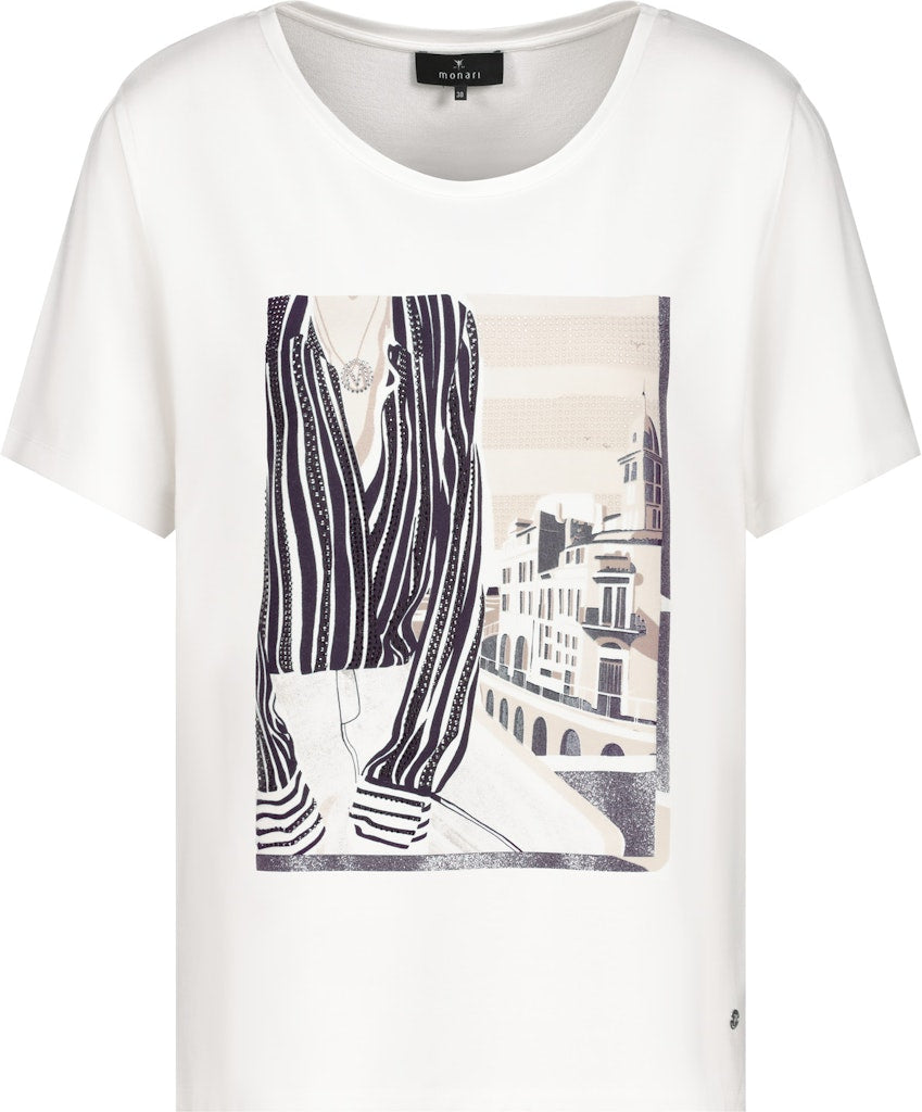 Monari Damen T-Shirts Off-White