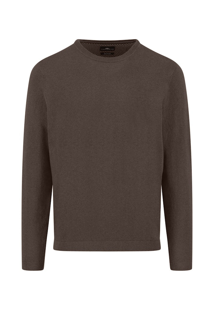 Fynch-Hatton Herren Pullover Dark Chocolate
