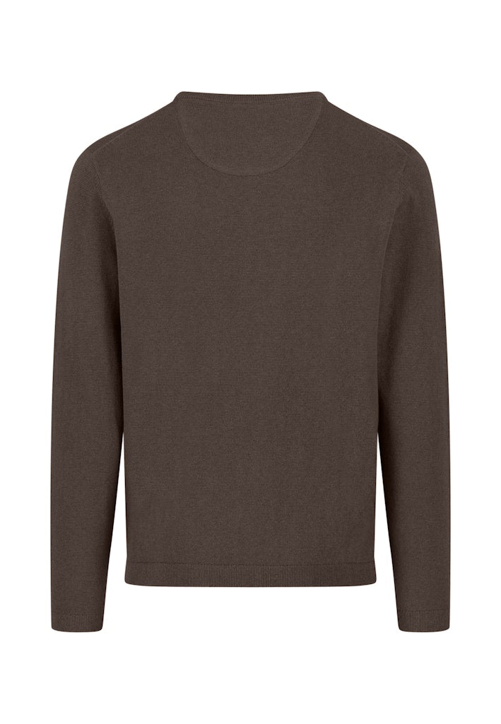 Fynch-Hatton Herren Pullover Dark Chocolate