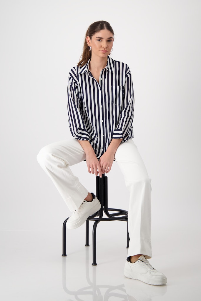 Monari Damen Blusen Deep Ocean