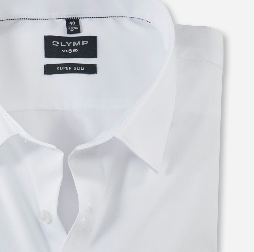 Olymp Herren Hemden lang  Weiss