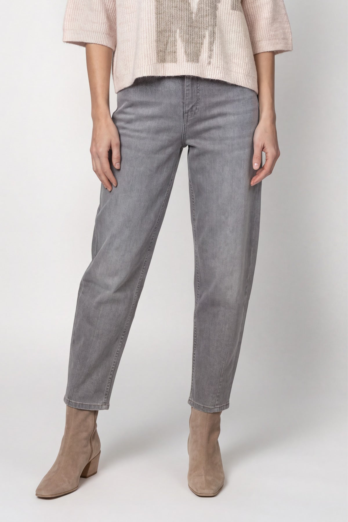 Monari Damen Hosen Light Grey