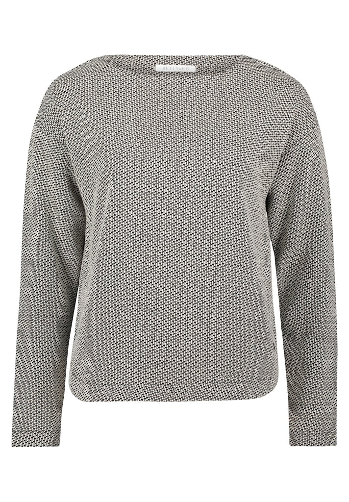 Betty & Co Damen T-Shirts Black/Cream