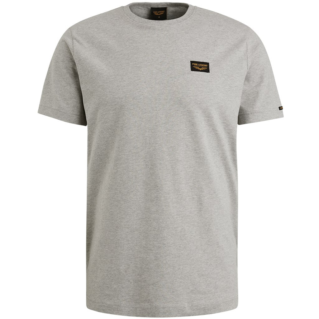 PME Herren T-Shirts kurz Light Grey Mele