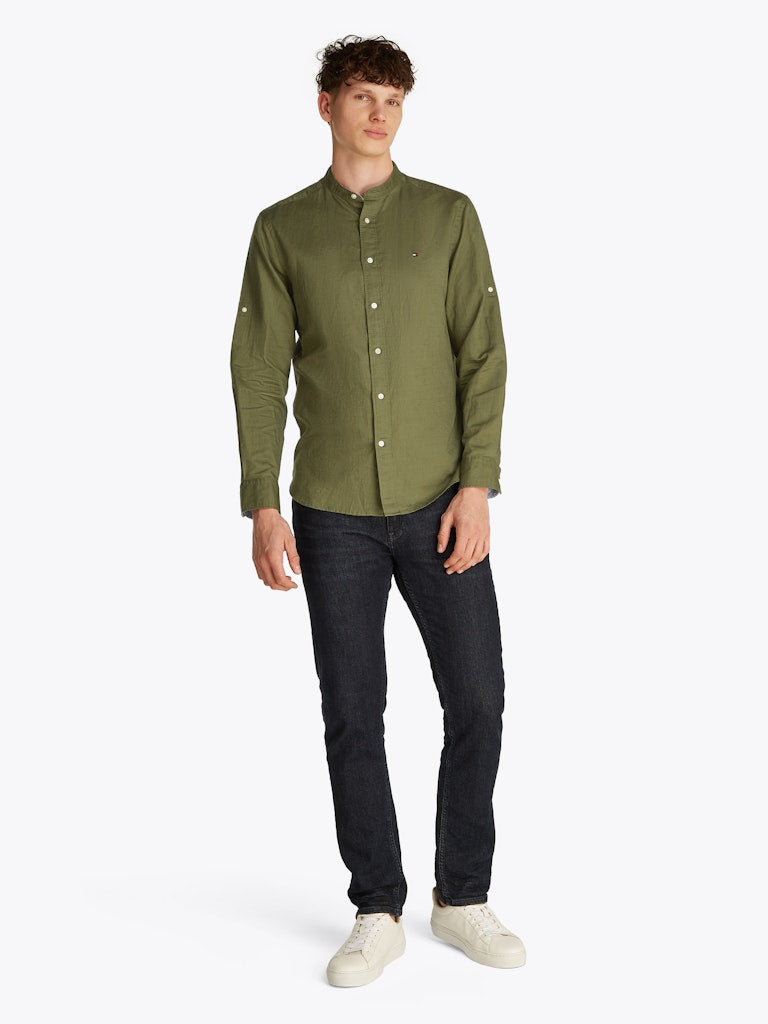 Tommy Hilfiger Herren Hemden Pli Green