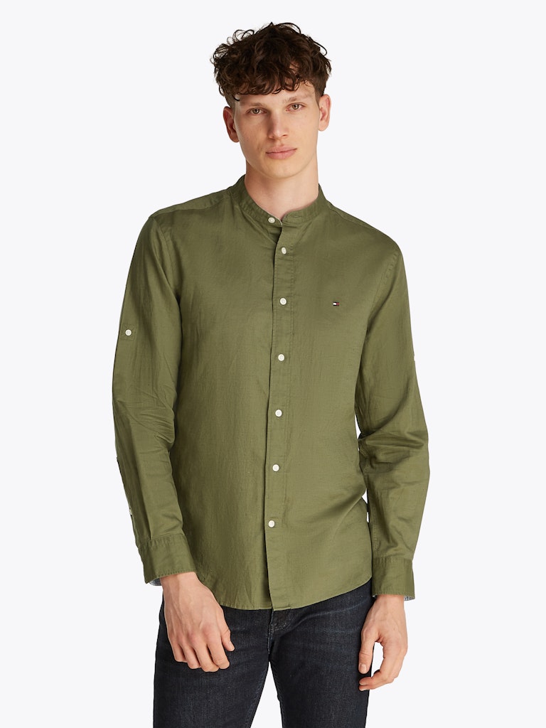 Tommy Hilfiger Herren Hemden Pli Green