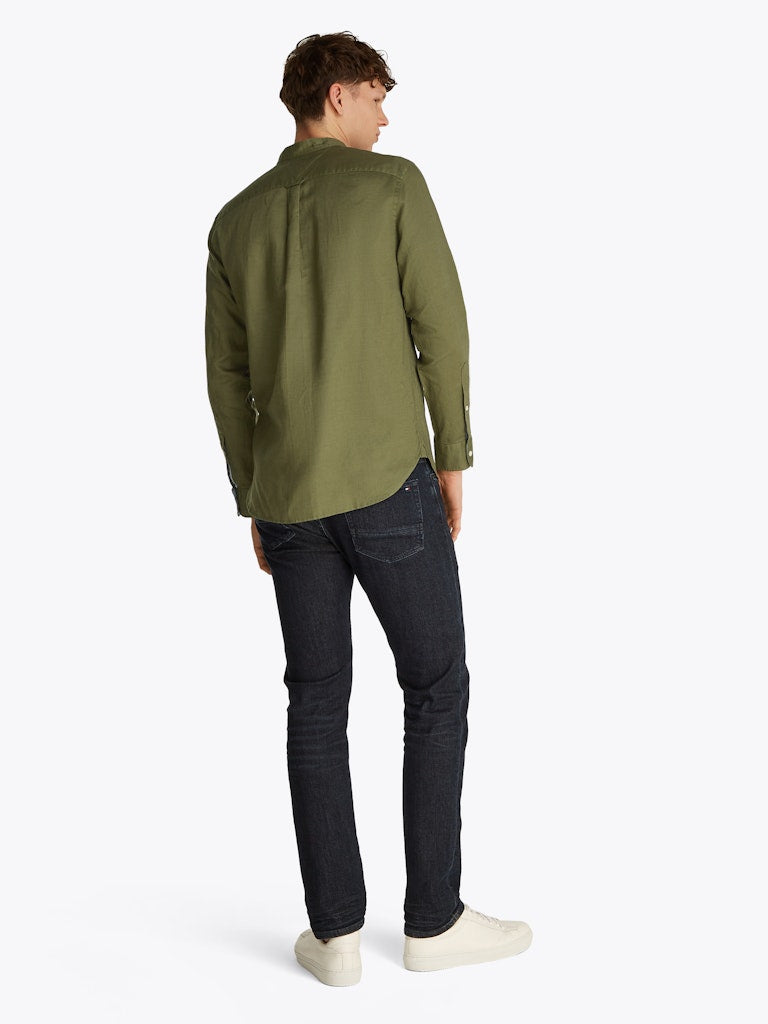 Tommy Hilfiger Herren Hemden Pli Green