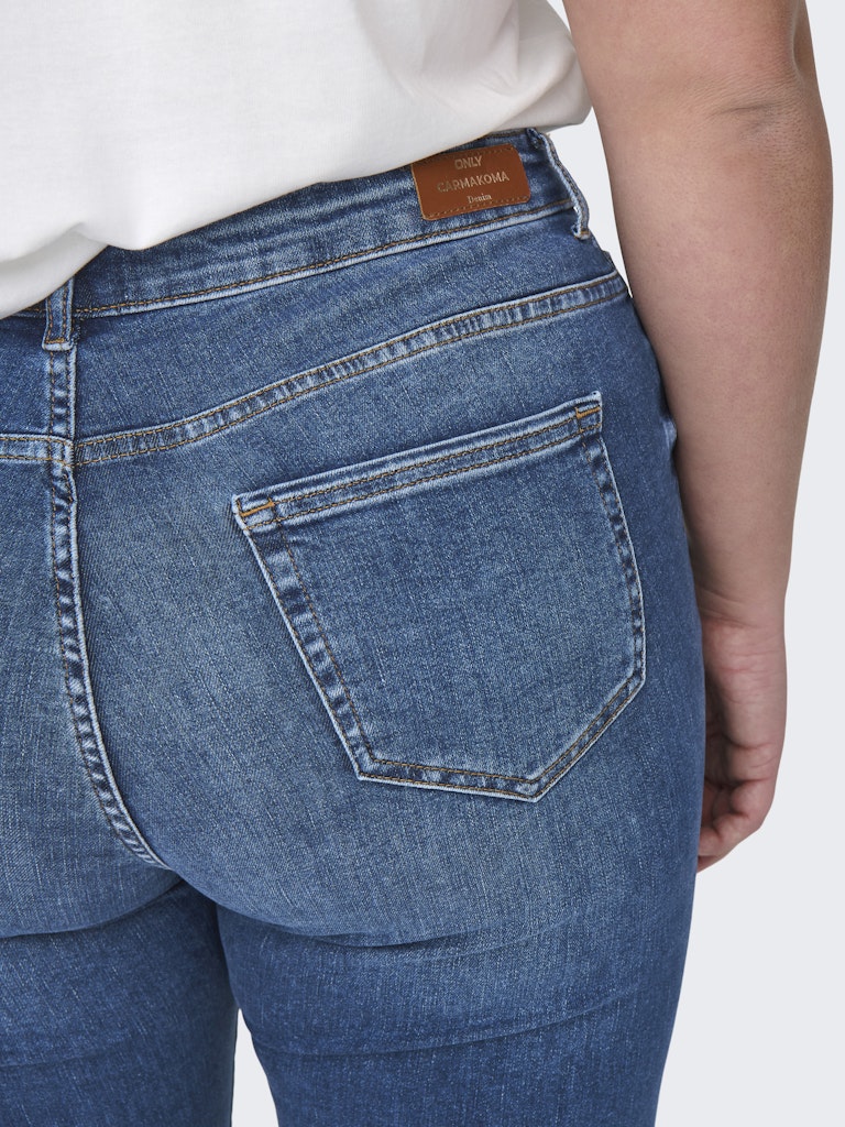 Only Caramkoma Damen Jeans Medium Blue Den