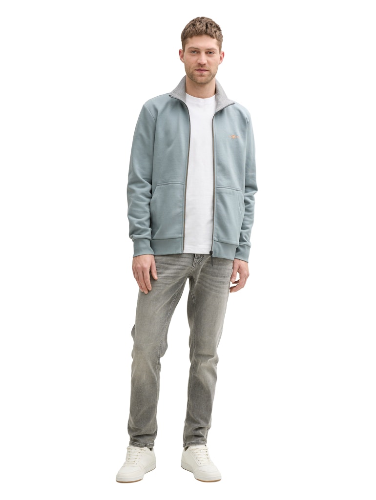 Tom Tailor Herren Sweatshirts Grey Mint