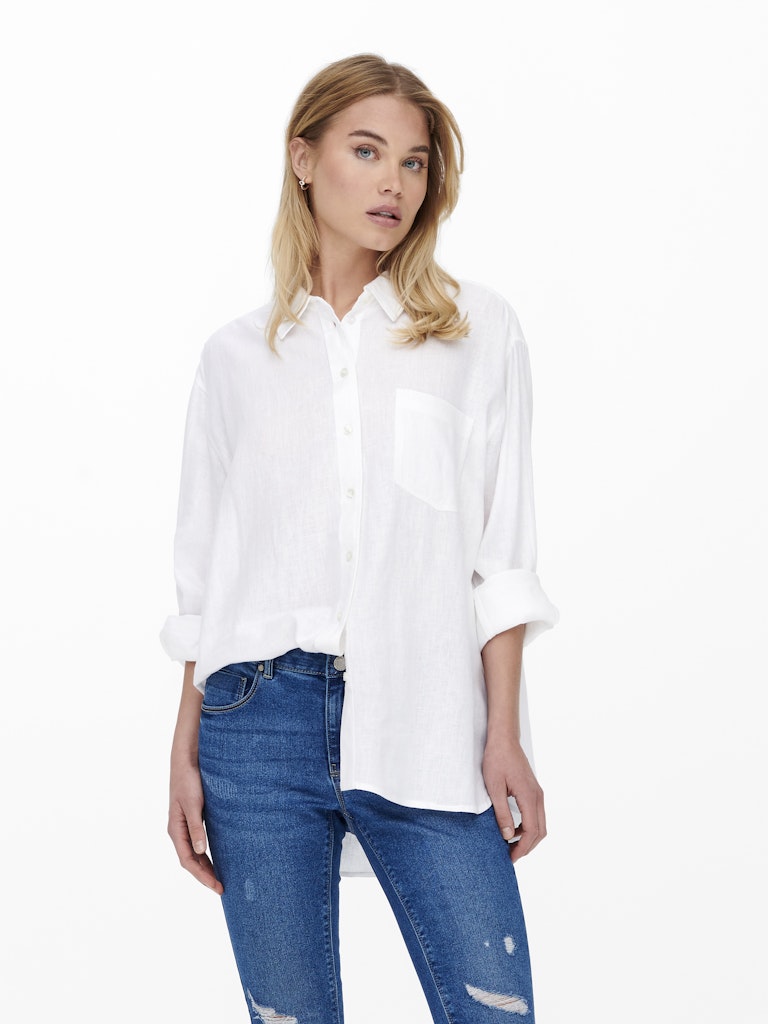 Only Damen Blusen Bright White