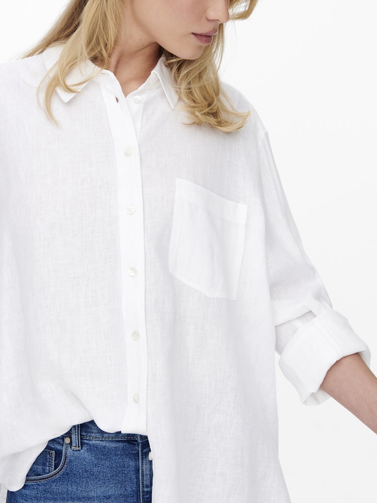 Only Damen Blusen Bright White