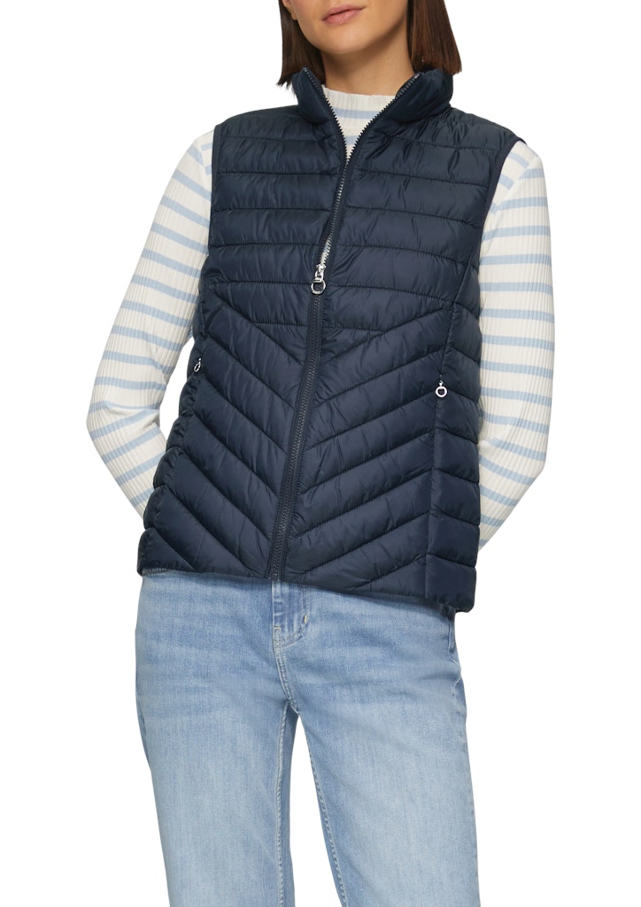 S. Oliver red Damen Outdoorwesten Blue