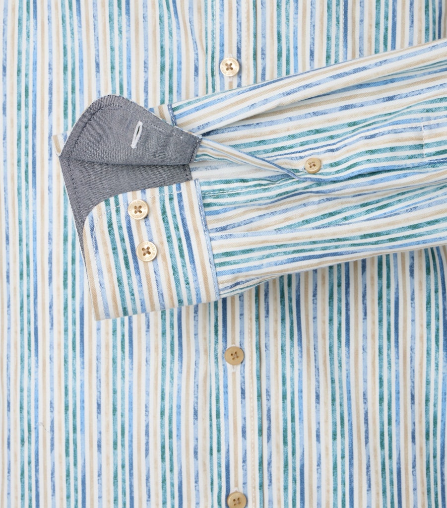 Casa Moda Herren Hemden Aqua Bis Pe