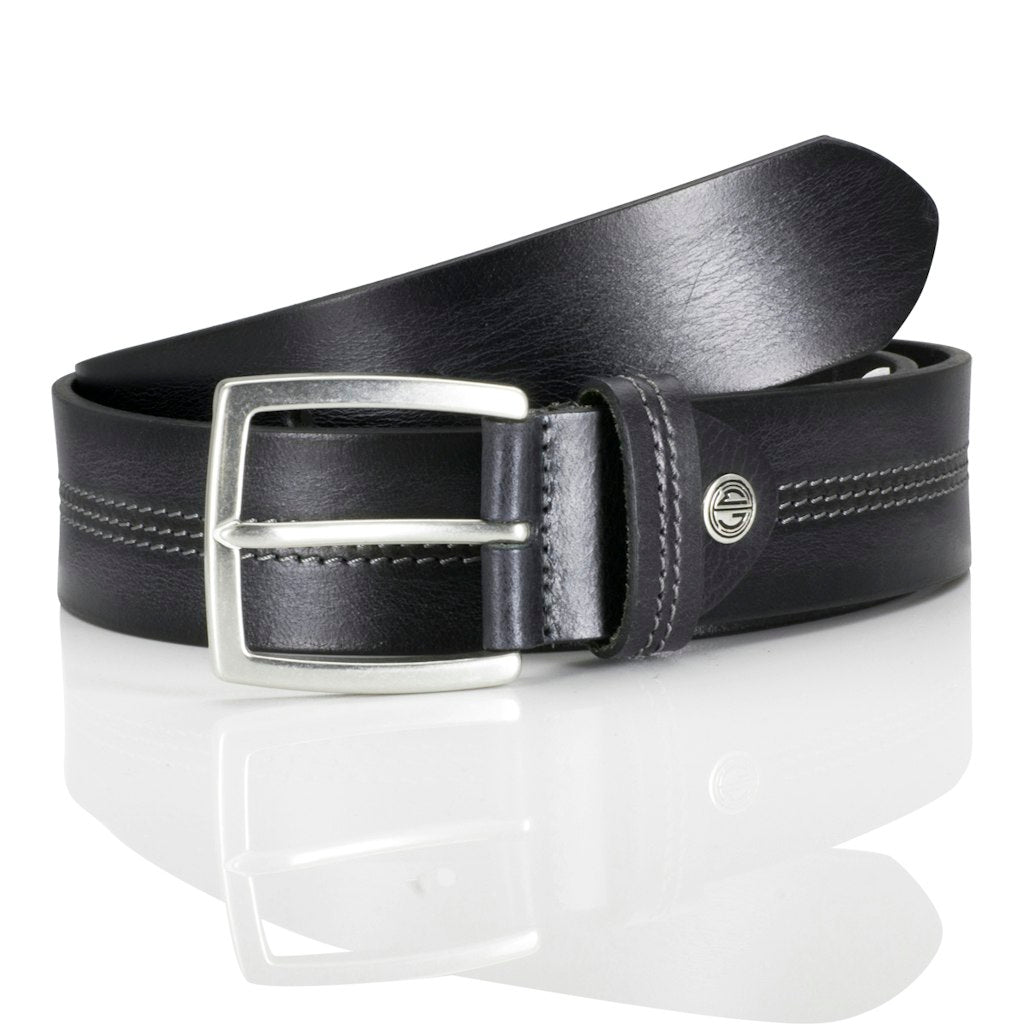 LINDENMANN Herren Gürtel Schwarz