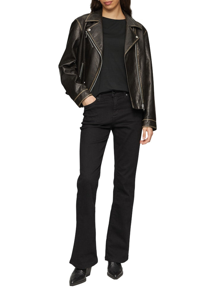 QS by S.Oliver Damen T-Shirts Grey/Black